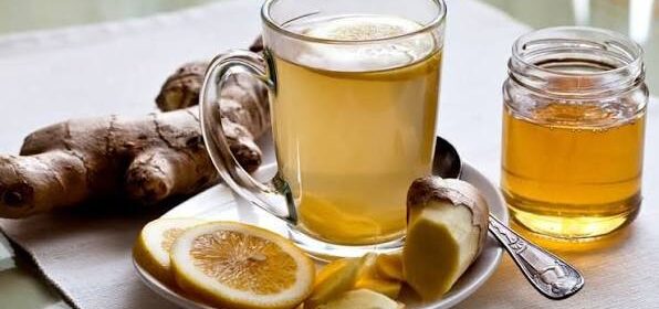 infusión de jengibre con limón